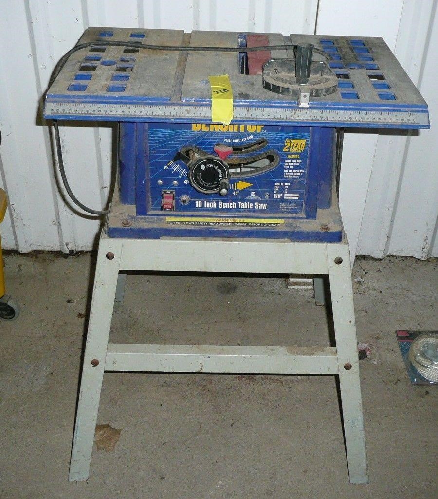 10-inch Benchtop Table Saw