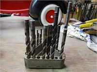 Ajax metal drill bits & holder