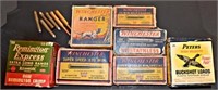 Collection of Vintage Ammo Boxes & Ammo
