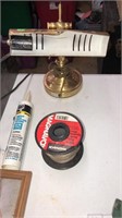 Speaker wire, heater, caulking, rollers, c