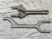 2 lock nut wrenches