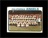 1973 Topps #243 California Angels TC VG to VG-EX+