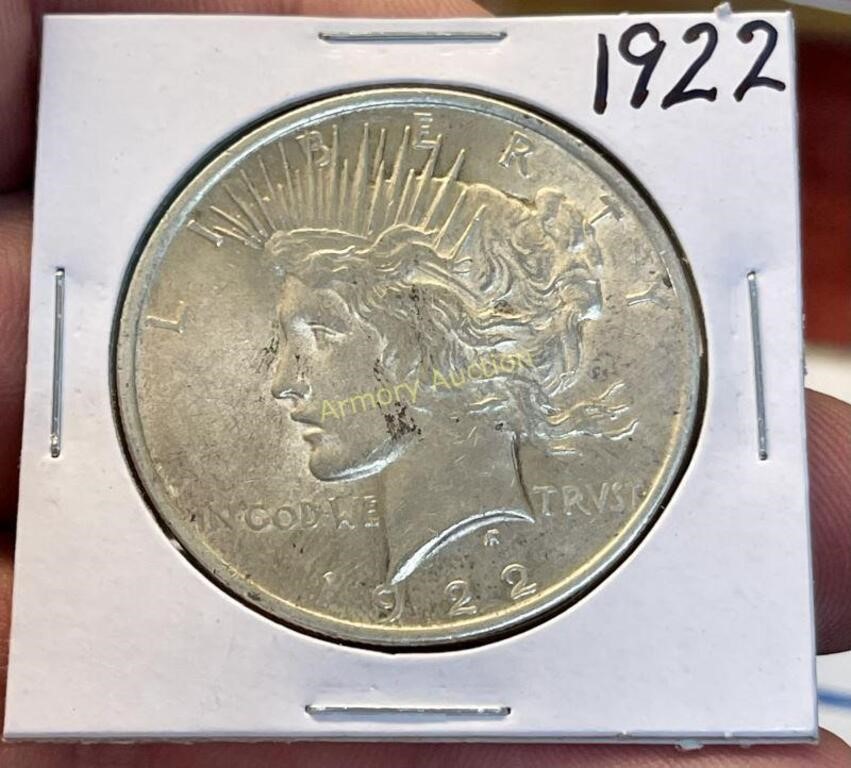 1922 SILVER PEACE DOLLAR