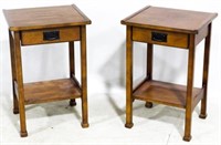 Matching Pair End Tables 28x16x18