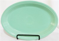 Light Green Fiesta Oval Platter 13.5x9.5