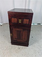 Vintage Bamboo Style Small Cabinet