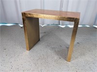 Gold Leaf Console Table
