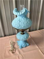 Fenton blue lamp