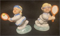 TENNIS: Ceramic Salt & Pepper Set