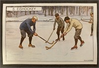 HOCKEY: Rare Victorian HAUSWALDT'S KAFFEE Card