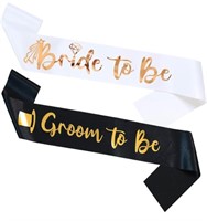 "Bride To Be & Groom To Be" Sash