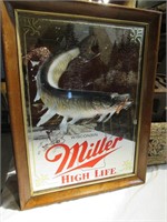 Miller High Life Muskie Mirror