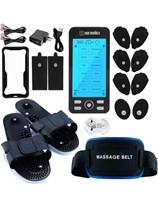 Rechargeable Tens 24 Muscle Stimulator Complete