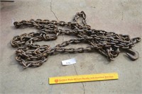 Log Chain, Hook on One End - Approx. 16ft. L