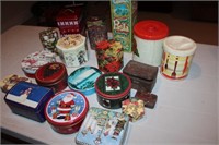 Collection of Tins