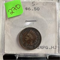 1906 INDIAN HEAD PENNY CENT