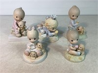 5 Precious Moments Figurines