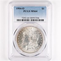 1904-O Morgan Dollar PCGS MS64