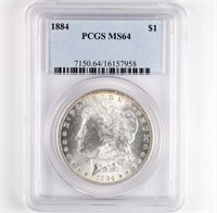 1884 Morgan Dollar PCGS MS64