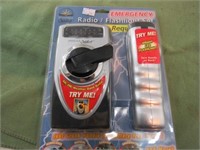 Emergency Wind Up Radio and Flashlight unused