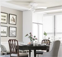 Harbor Breeze 42 inch 4 Blade Ceiling Fan White$95