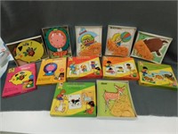 Vintage Educational Items Lace-a-shape and cards