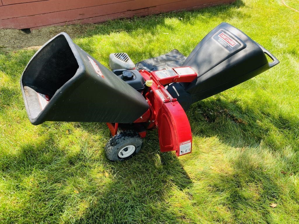 Craftsman Chipper Shredder 3 way Feeding System