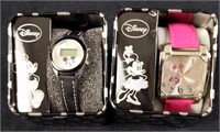 Two Disney Mickey Mouse Accutime Adults Watch C