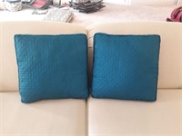 Bright Teal Decor Pillows