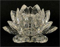 Swarovski Crystal Lotus Candle Holder