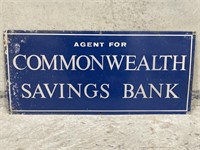 Original AGENT FOR COMMONWEALTH SAVINGS BANK Tin