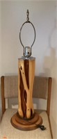 Vintage 32" wood table lamp