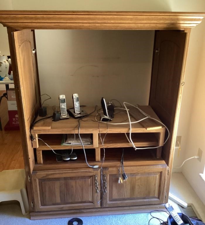 TV stand contents
