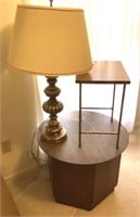 End table, side table, table lamp