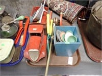 EARLY CHILDREN'S TOYS W/ TRUCK, SHEARS, CHINA