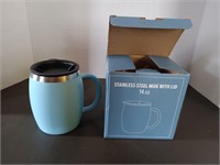 Avito 14 oz Stainless Steel Coffee Mug (New)