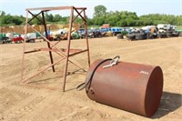 Fuel Barrel w/ Stand Approx 300 Gallon