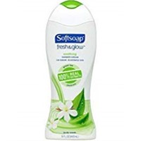 (2) Softsoap Fresh and Glow Body Wash, Green