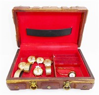 Trinket Box with Vintage Watches