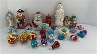MERCURY & OTHER GLASS ORNAMENTS