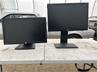 2 assorted computer monitors. A Hp Compaq LA2306x