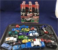 Small Toy Cars, Trucks and Classic Cal Coke 6 Pack