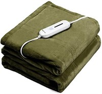 NEW - BLACK COLOR WAPANEUS Heated Blanket