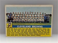 1956 Topps Football #45 Cleveland Browns Team Card