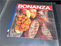 RARE BONANZA Restaurant Ad Folder (52 Pages)
