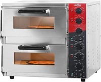 Commercial Double Deck 16'' Electric Pizza Oven