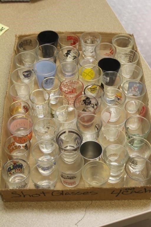 Large Lot of Shot Glasses