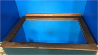 38x26 heavy wood mirror