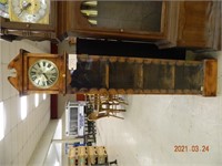 Floor Clock with shelving. Verichron Clock Face.t