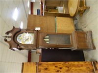 Grandfather clock - has pendelum and other parts